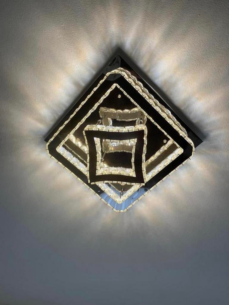 Moderne LED plafondlamp, Ophalen, Zo goed als nieuw, Transport