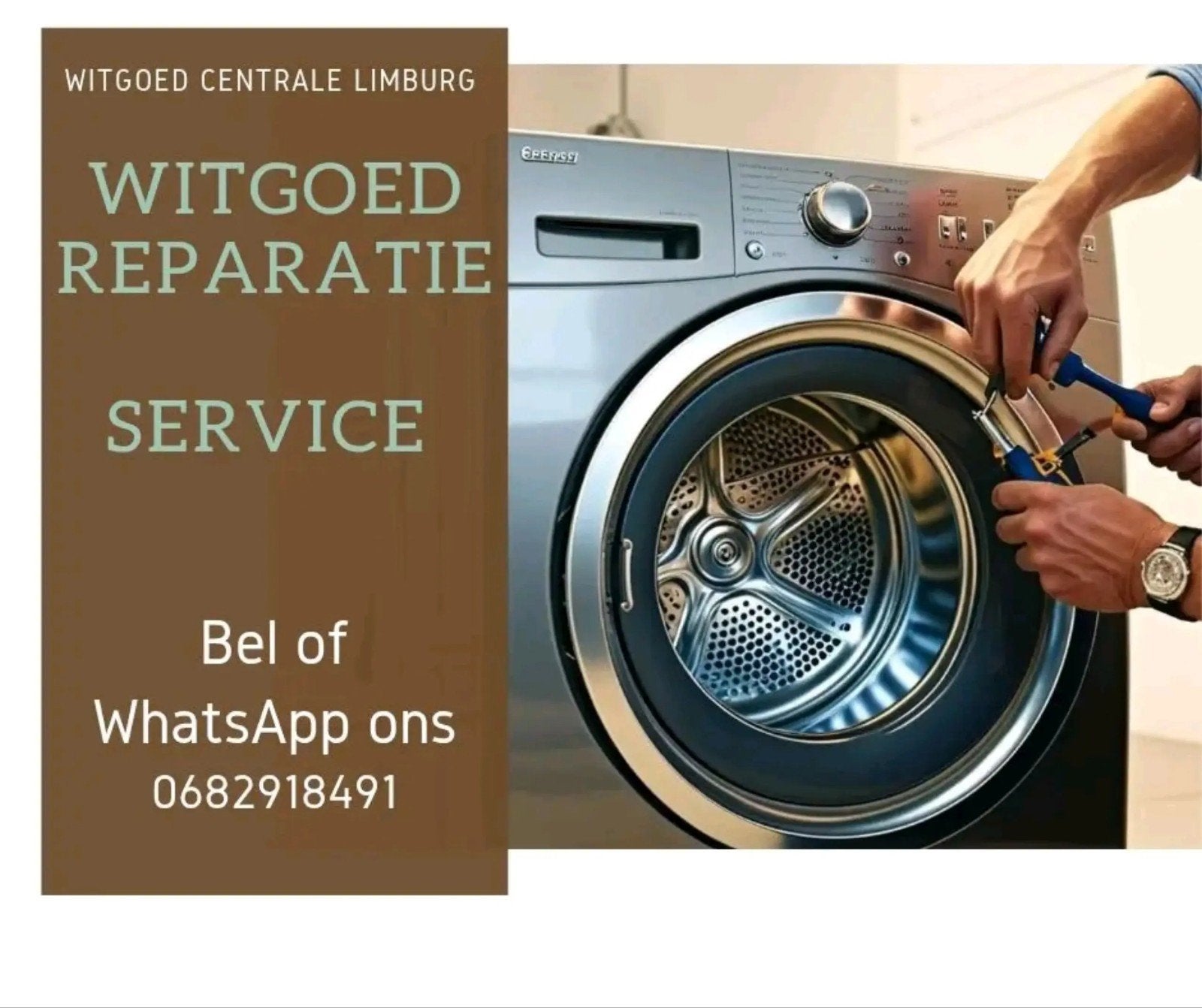 witgoed reparatie service, Ophalen of Verzenden