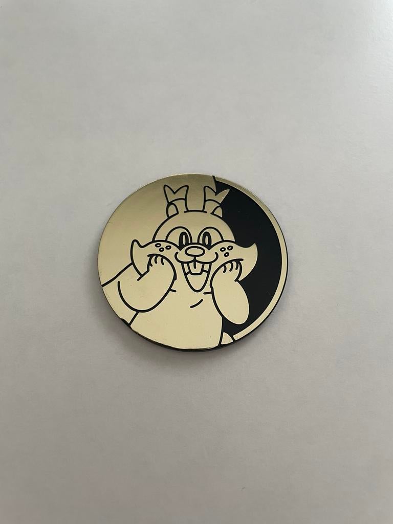 Greedent Pokemon Coin, Verzenden, Nieuw