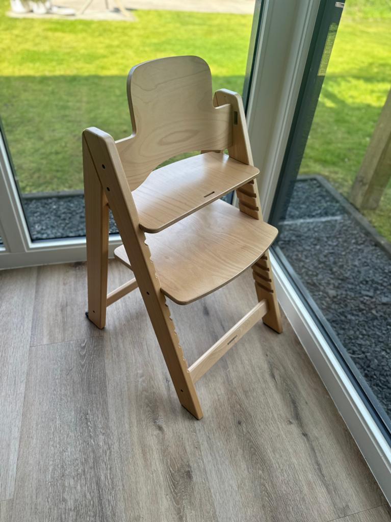 Kidsmill Up! Kinderstoel Naturel, Ophalen, Nieuw, Meegroeistoel
