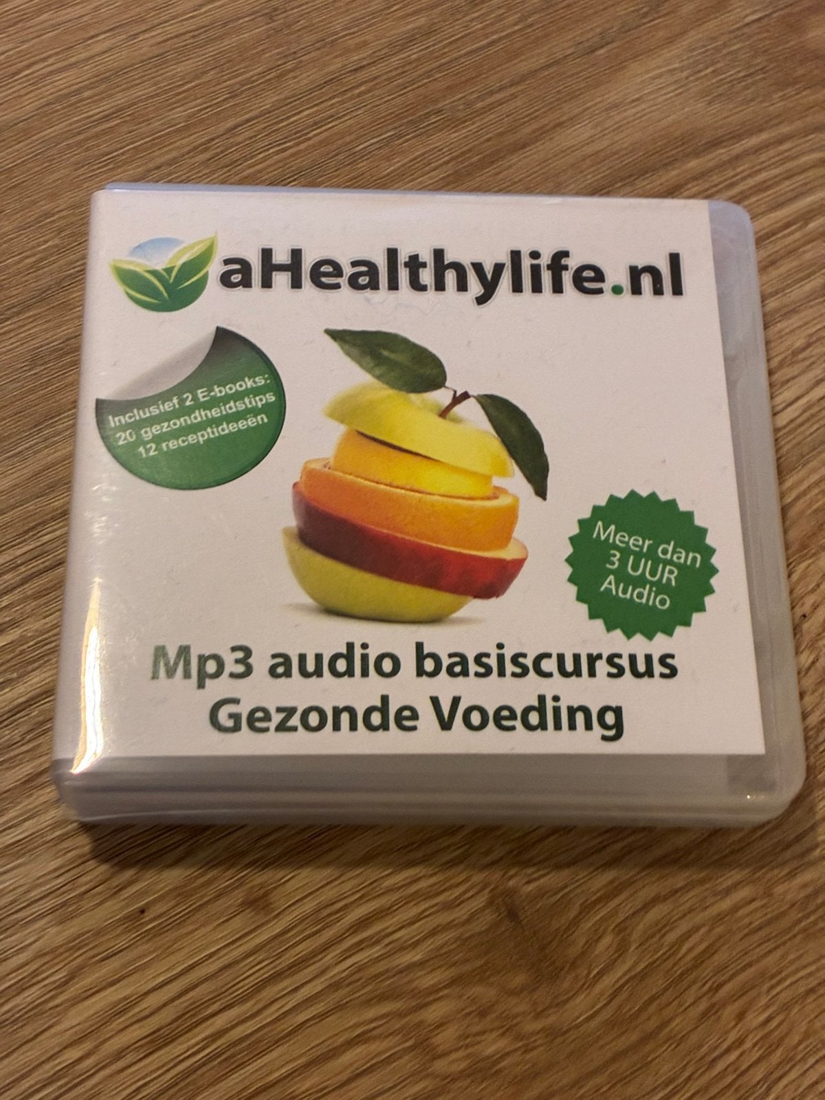 aHealthylife Mp3 audio basiscursus gezonde voeding, Boeken, Ophalen of Verzenden, Zo goed als nieuw