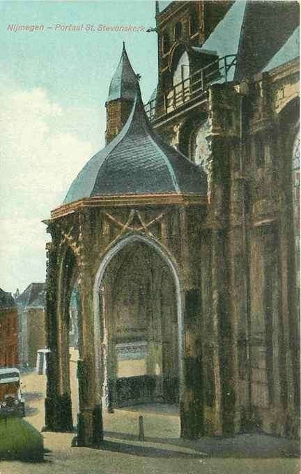 301-077-009 Nijmegen St Stevenskerk, Verzenden, Voor 1920, Gelderland