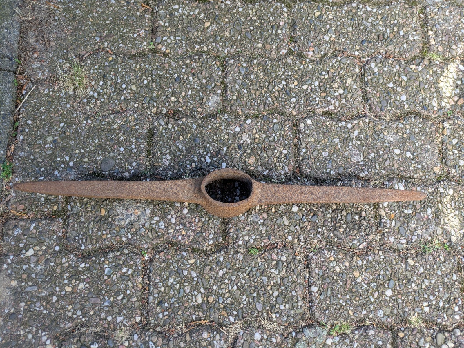 Pikhouweel Gereedschap Antiek Kop Pikhouweel, Ophalen of Verzenden