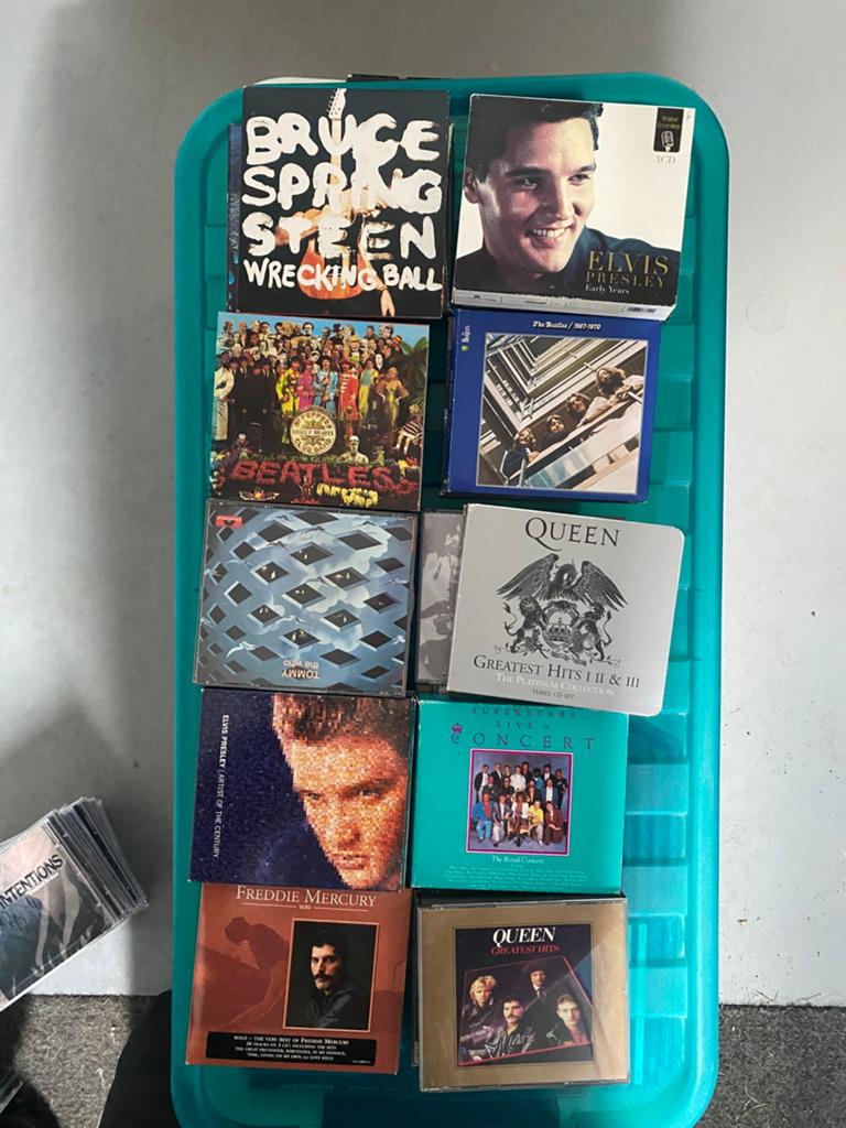cd verzameling 300+ (vnl rock, geen klassiek en Nederlands, Ophalen of Verzenden, Zo goed als nieuw, Overige genres