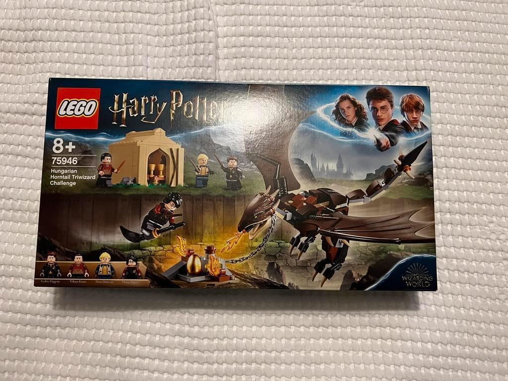 Lego Harry Potter 75946 Hungarian Horntail Triwizard Challe, Lego, Ophalen of Verzenden, Compleet, Complete set
