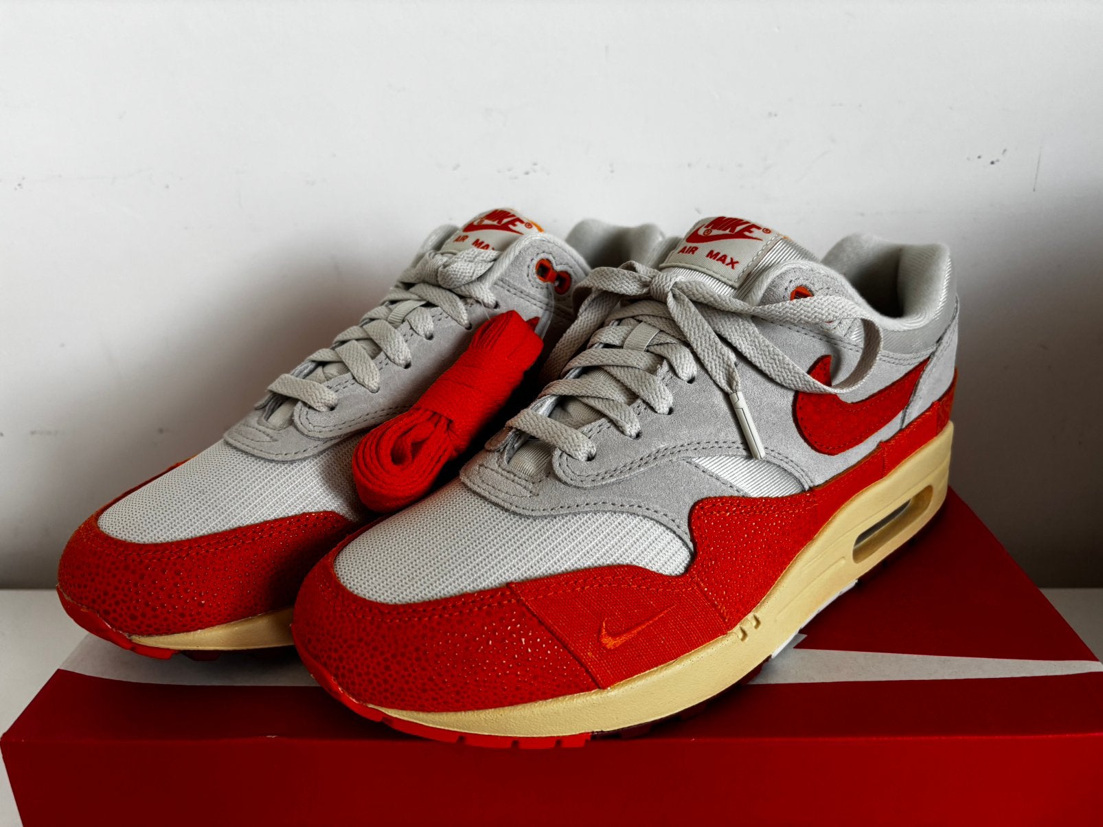 Nike Air Max 1 Magma Orange 43, Ophalen of Verzenden, Nieuw, Overige kleuren