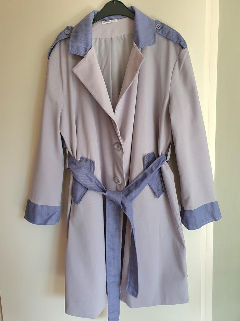 Zomerjas maat 46/48, Kleding | Dames, Grote Maten, Ophalen of Verzenden, Zo goed als nieuw, Blauw, Jas of Mantel