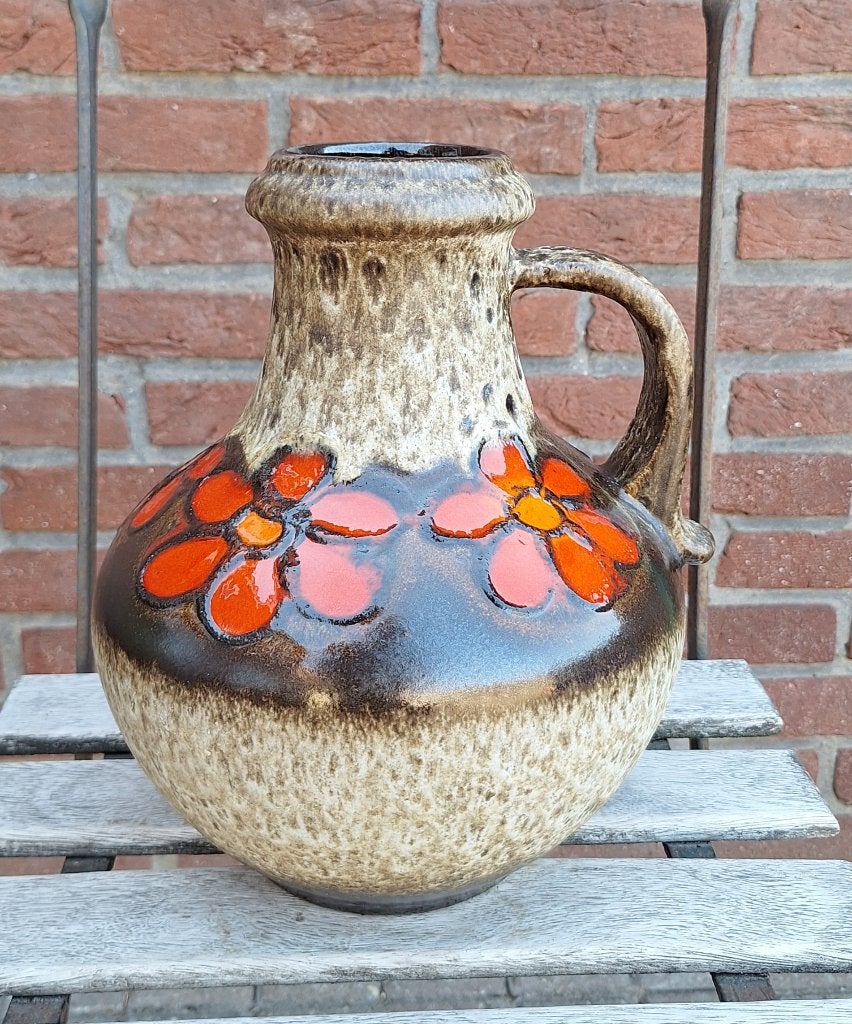 Prachtige vintage Scheurich West Germany vaas., Verzamelen, Retro, Ophalen of Verzenden, Huis en Inrichting