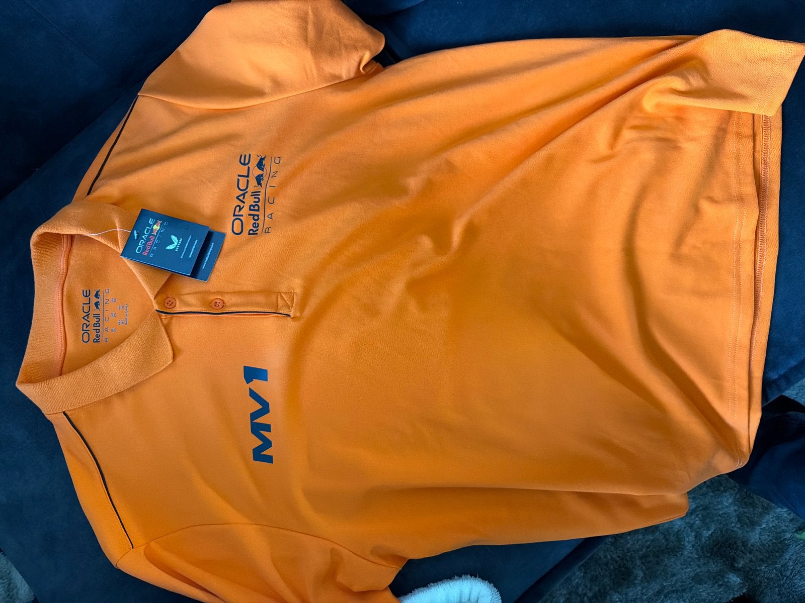 Max verstappen Oracle Red Bull Racing f1 Polo  - Maat 3XL, Kleding | Heren, Ophalen of Verzenden, Nieuw, Overige maten, Oranje