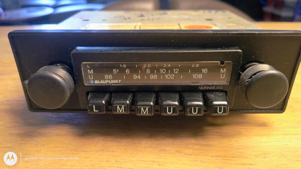 Blaupunkt Nürnberg autoradio - 100% in orde, Ophalen of Verzenden, Gebruikt