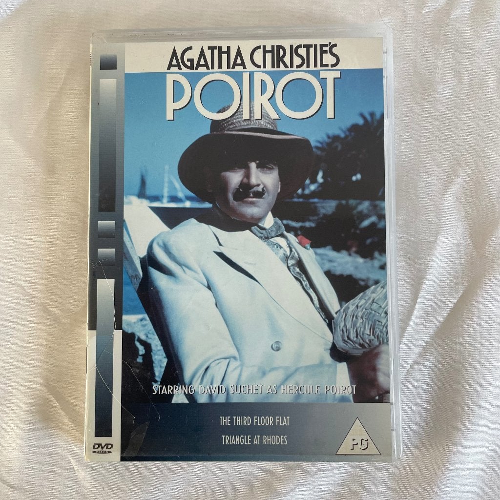 Poirot DVD – The Third Floor Flat & Triangle at Rhodes, Misdaad, Alle leeftijden, Ophalen of Verzenden, Gebruikt