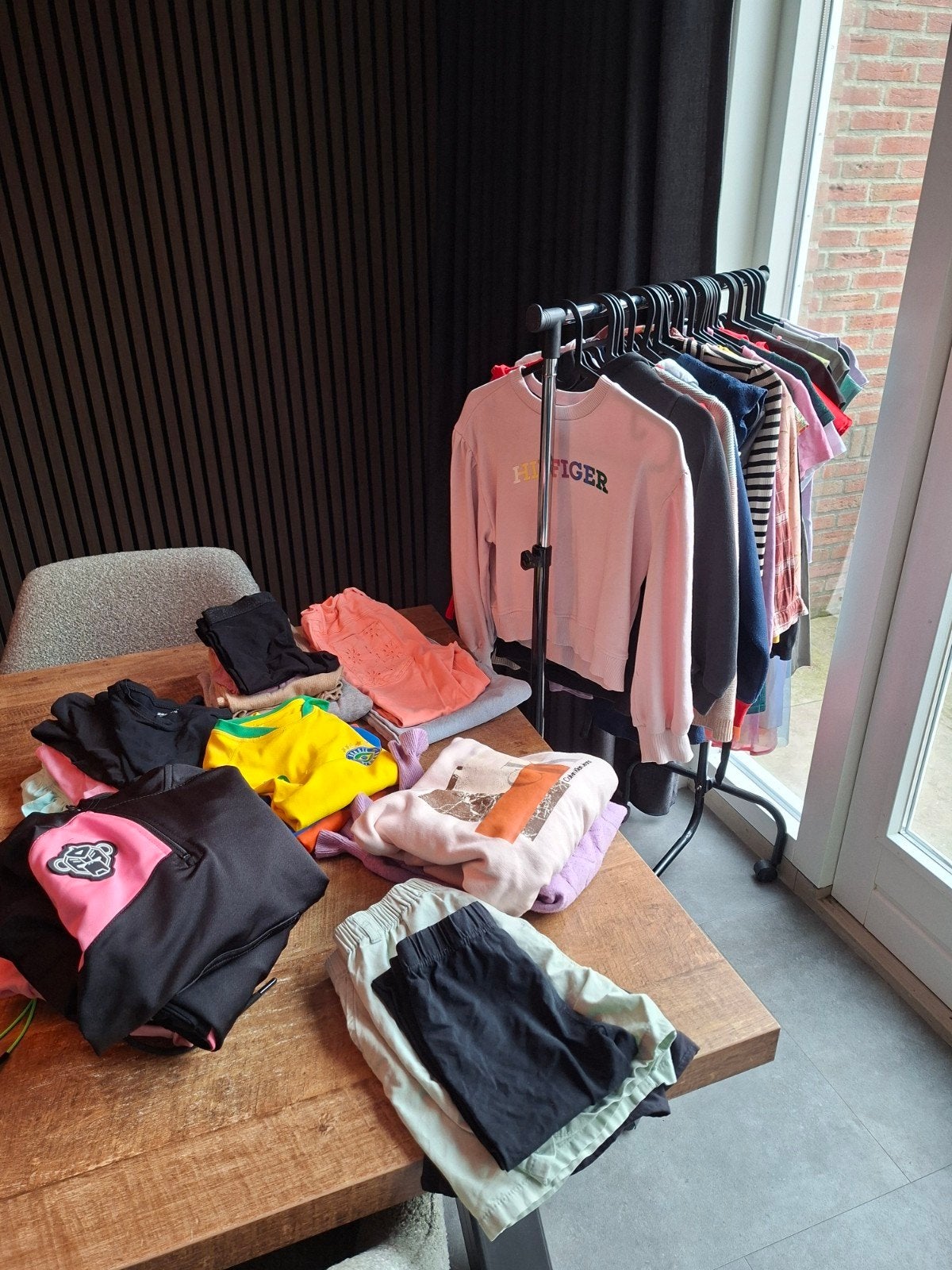 Grote kledingbundel voor meisjes, Ophalen, Gebruikt, Overige maten