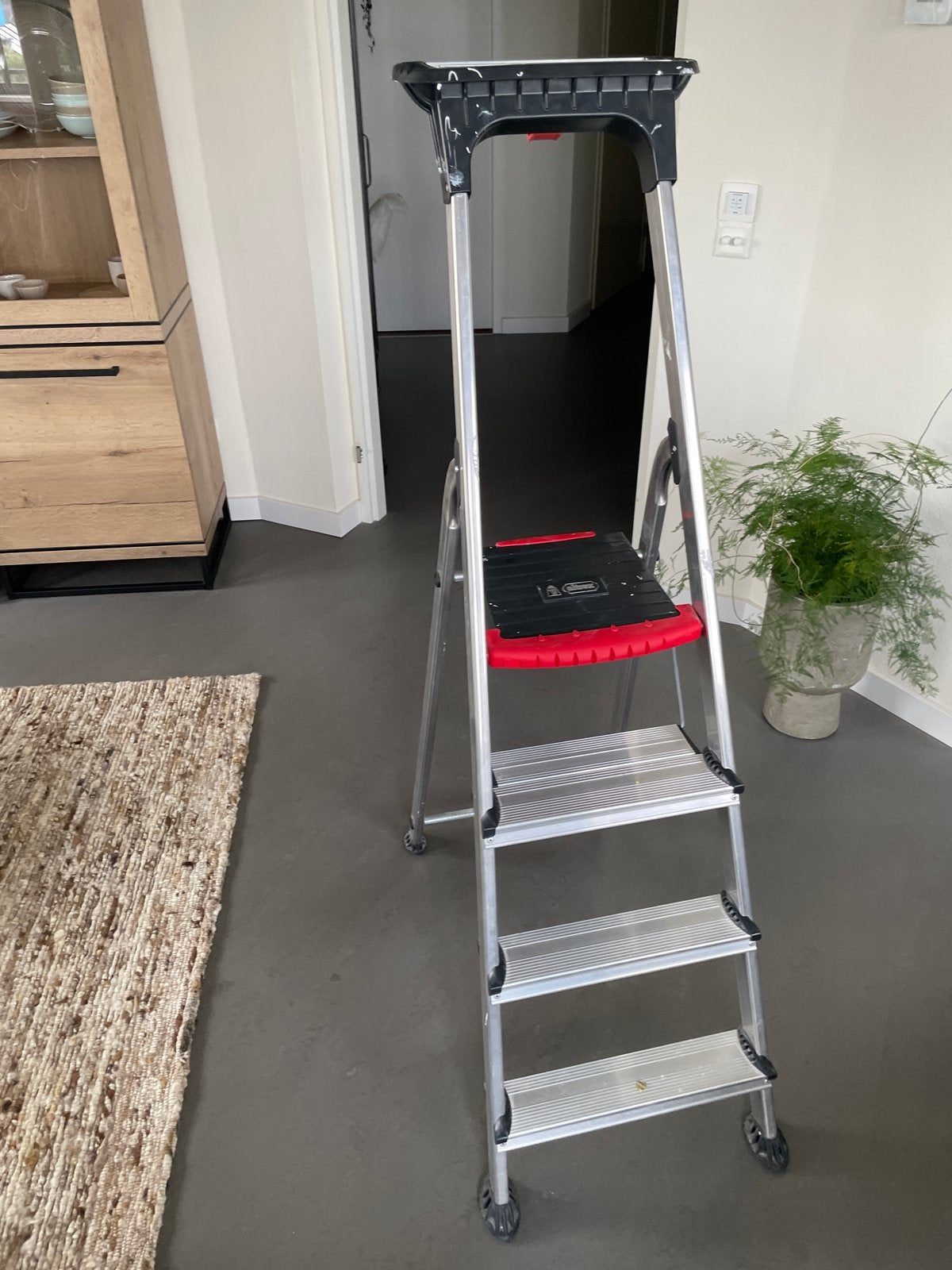 Altrex Double Decker Trap 1x4 - Zo goed als nieuw, Doe-het-zelf en Verbouw, Ladders en Trappen, Ophalen, Trap, Zo goed als nieuw