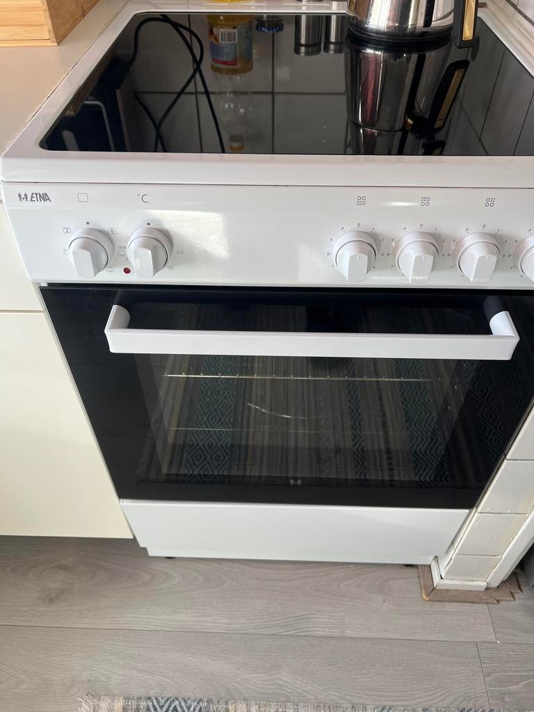 ETNA Inductiekookplaat/Oven - Zo goed als nieuw, Ophalen, 4 kookzones, Zo goed als nieuw, Inductie
