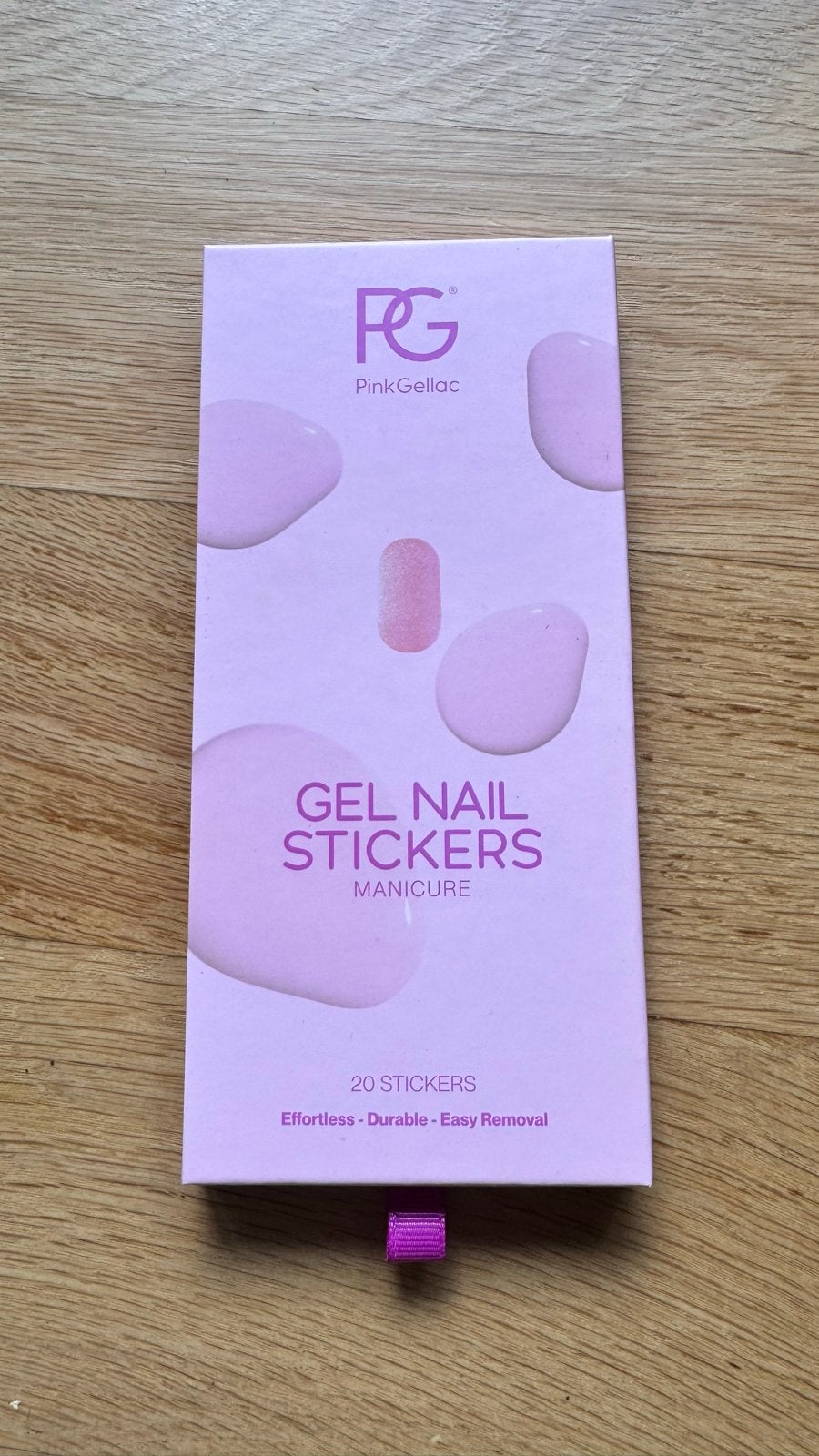 Pink Gellac Gel Nail Stickers Manicure NIEUW, Ophalen of Verzenden, Nieuw, Handen en Nagels
