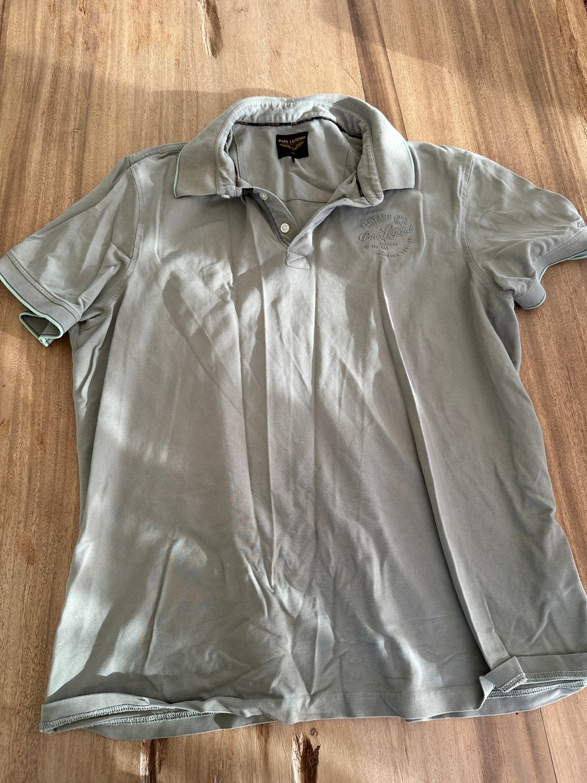 2x PME Legend Polo Shirts - Maat 3XL en 4XL, Kleding | Heren, Ophalen of Verzenden, Gedragen, Overige maten, Grijs