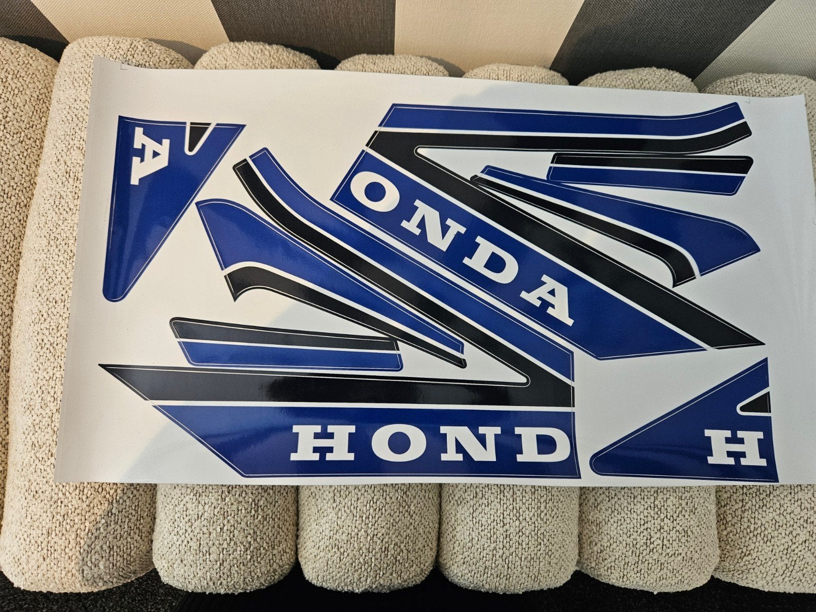 Honda MB stickerset blauw/wit NIEUW!, Auto diversen, Ophalen