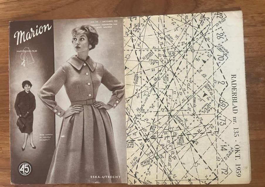 Vintage Marion Knipmode patronen (2 stuks), Marion, Vrouw, Ophalen of Verzenden, Overige typen