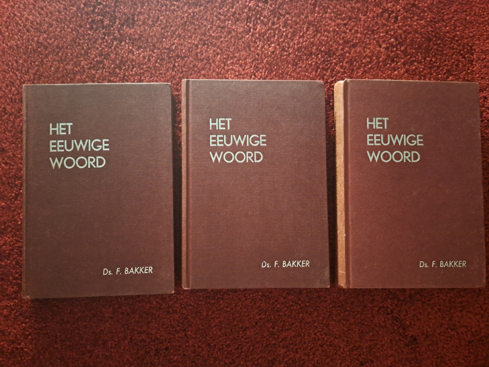 Het Eeuwige Woord - Dr. F. Bakker (3 delen), Ophalen of Verzenden, Gelezen, Dr. F. Bakker, Christendom | Protestants