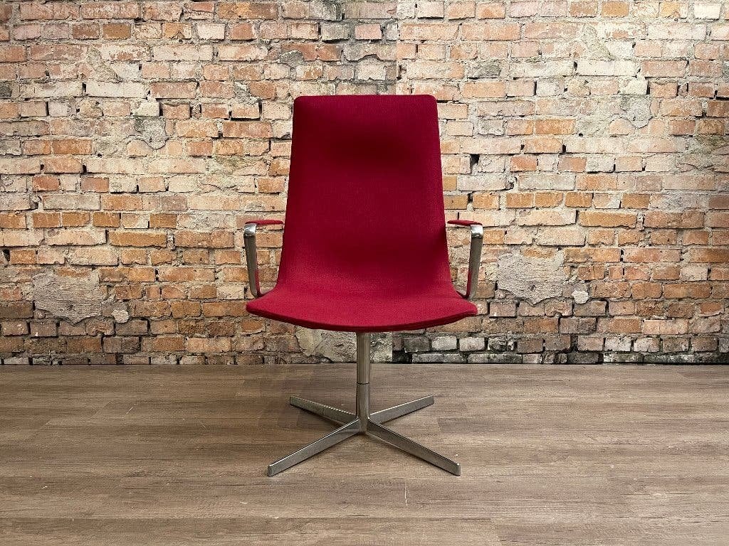 Arper Catifa 60 – Rood stof | Lievore Altherr Molina, Ophalen, Hout, Design, Zo goed als nieuw