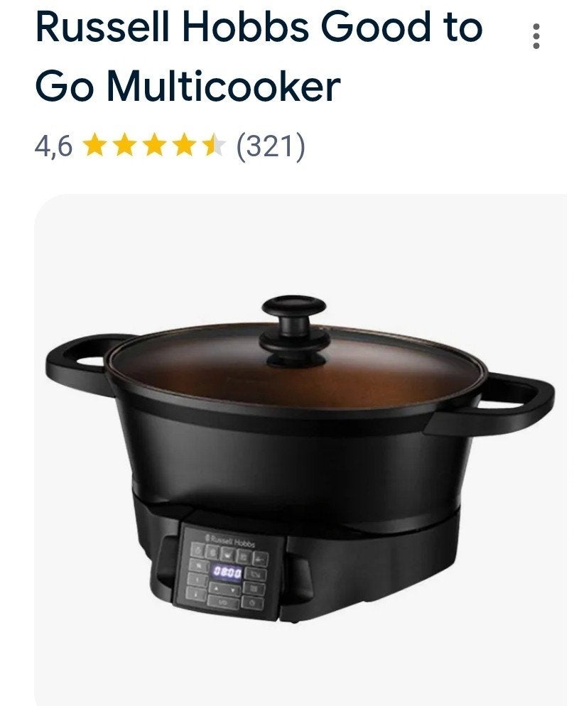 NIEUWE russell hobbs multicooker 6.5 liter, Ophalen of Verzenden, Nieuw