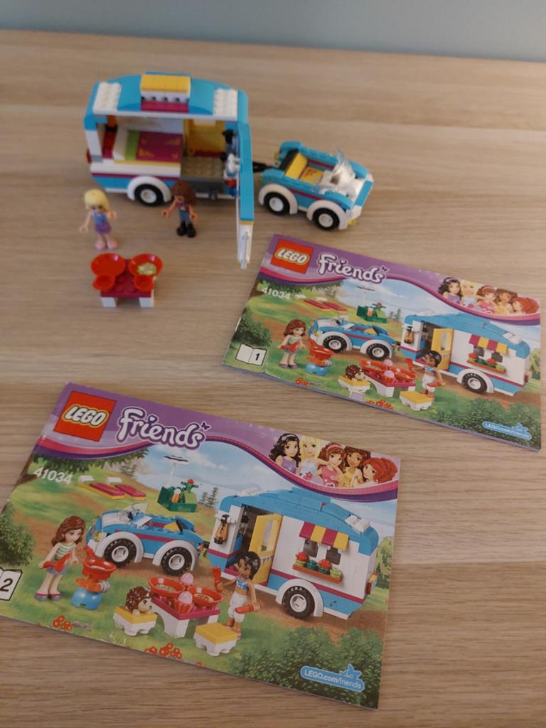Lego Friends 41034 Zomercamper met auto en figuren, Compleet, Lego, Friends, Ophalen of Verzenden