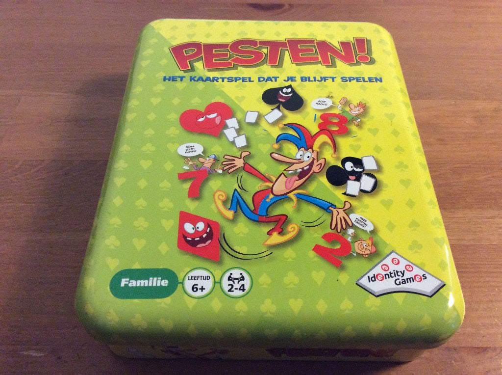 Pesten. kaartspel van Identity games, Een of twee spelers, Ophalen of Verzenden, Idonity Games