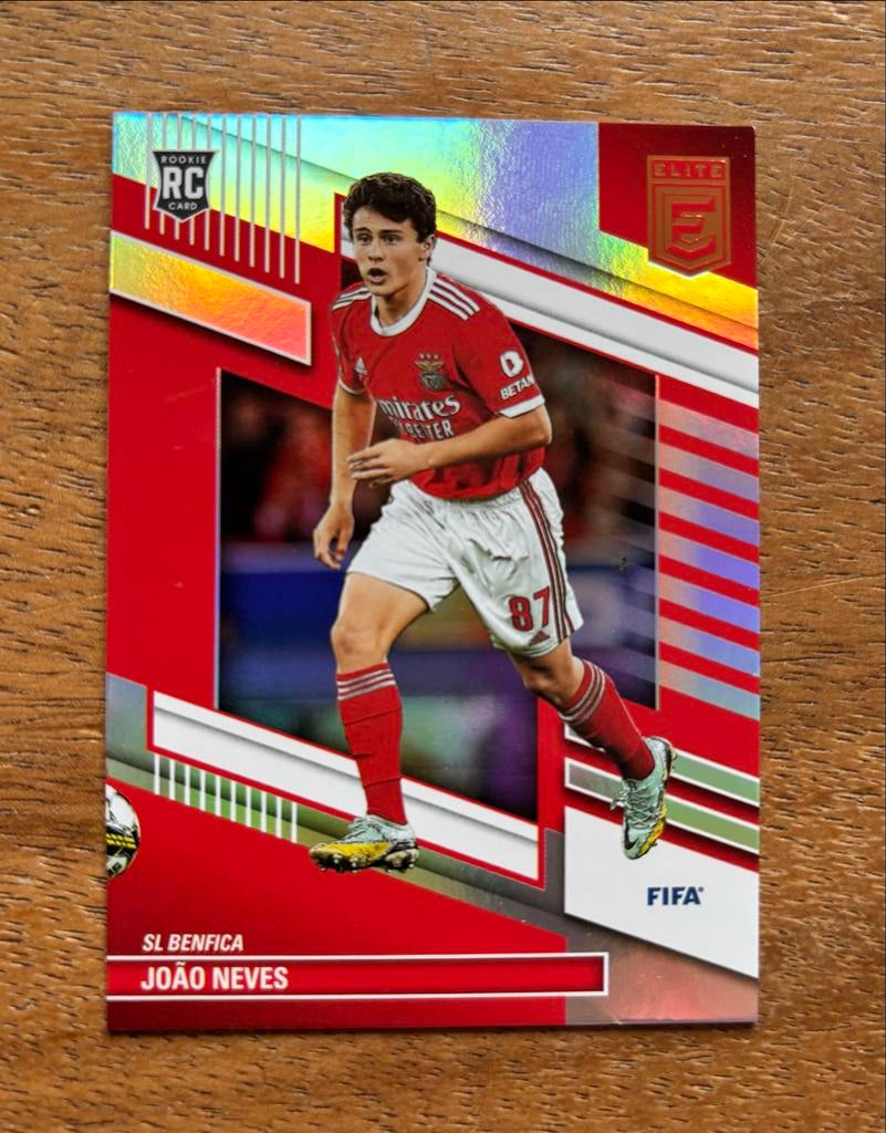 João Neves Rookie Kaart - SL Benfica - Topps Elite 2024, Verzamelen, Sportartikelen en Voetbal, Ophalen of Verzenden, Zo goed als nieuw