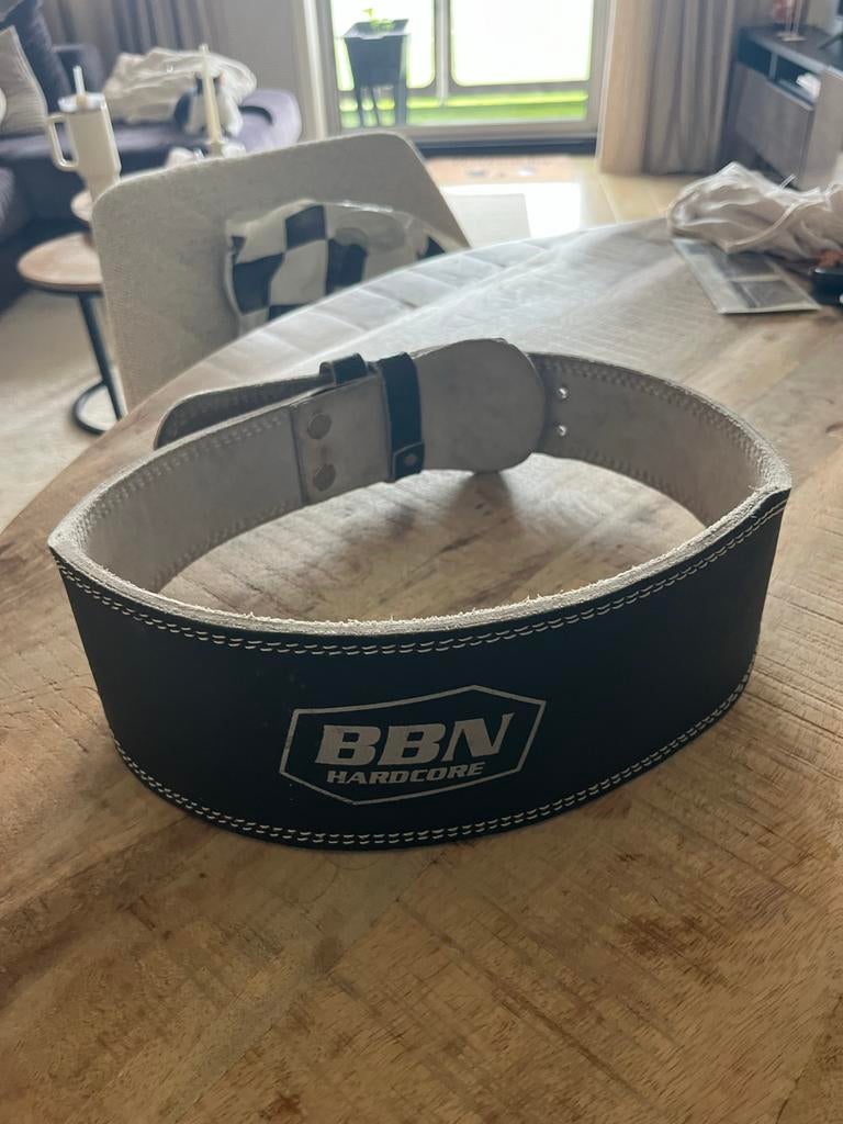 Powerlifting belt BBN Hardcore - Fitness halterriem, Ophalen of Verzenden, Gebruikt, Rug, Halterriem