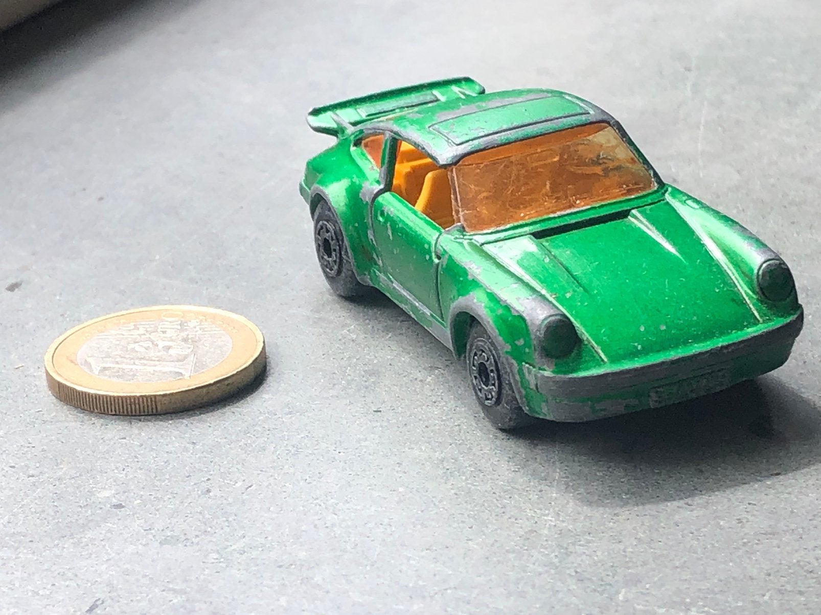 Groene No 2 Porsche Turbo Matchbox Superfast 1978 Lesney, Ophalen of Verzenden, Gebruikt, Auto