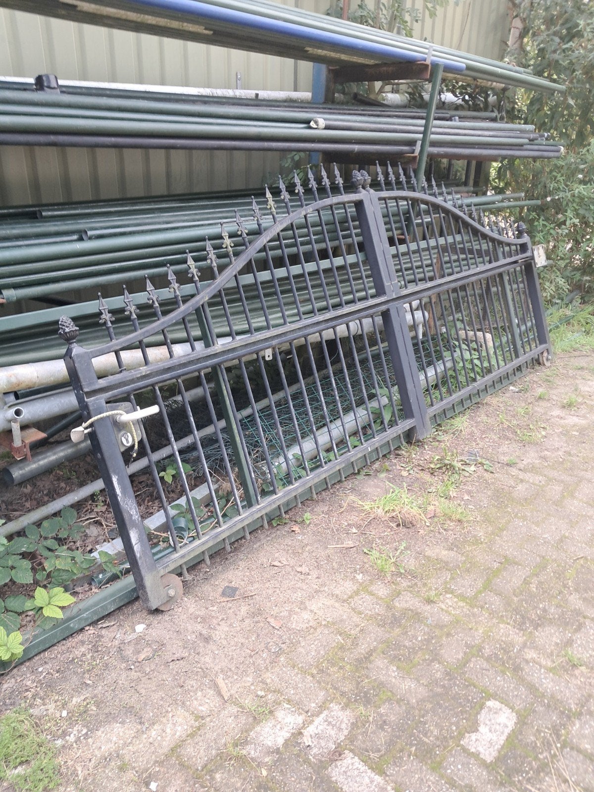 sier  schuif   rol   poort, Ophalen, Zo goed als nieuw, IJzer