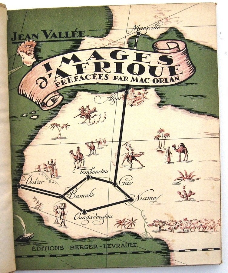 Images d'Afrique 1931 Autotocht Rally Algiers - Dakar Afrika, Ophalen of Verzenden