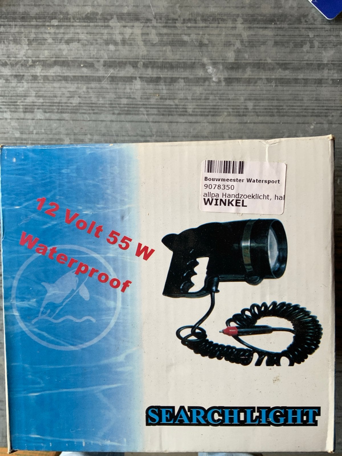 Waterdichte 12V 55W Zoeklicht voor Watersport, Ophalen of Verzenden, Nieuw, Binnenverlichting