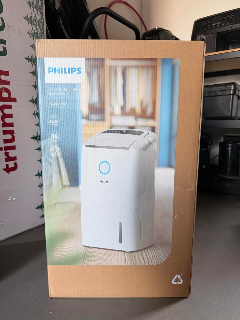 Philips 5000 Serie 2 in 1 luchtontvochtiger en zuiveraar, Ophalen, Nieuw, Luchtontvochter