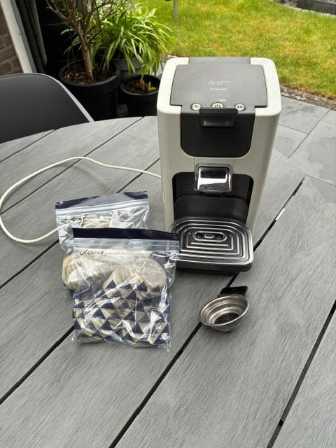 senseo koffiezet apparaat met koffie, Ophalen, Gebruikt, Koffiemachine, 2 tot 4 kopjes