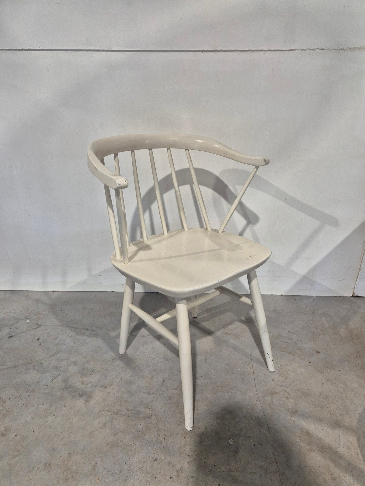 Vintage zweedse nesto beukenhouten spijlen stoel, Gebruikt, Onbekend, Onbekend, Eén