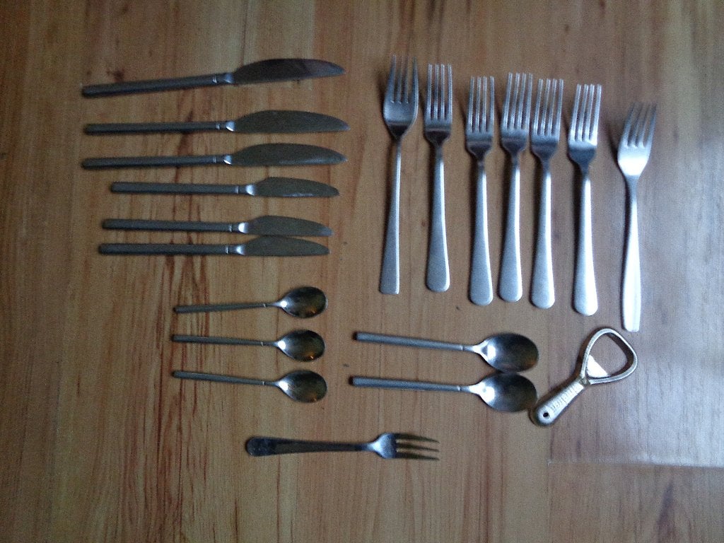 Divers Keuken messen /vorken /lepels /enzv eet set, Huis en Inrichting, Ophalen of Verzenden, Rvs of Chroom