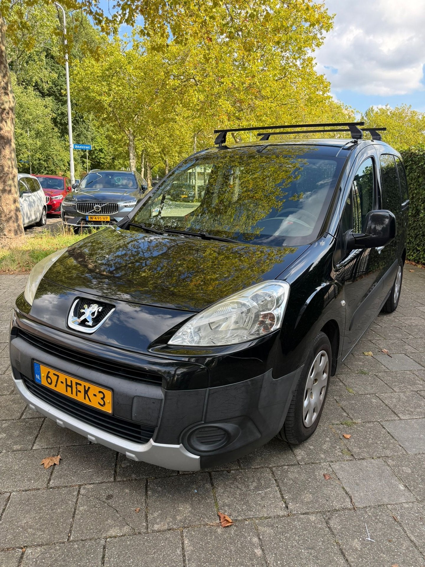 Peugeot Partner Tepee 1.6 XT NAP 1E Eigenaar Airco 5Zits Tre, Auto's, Voorwielaandrijving, Stof, Gebruikt, Beige