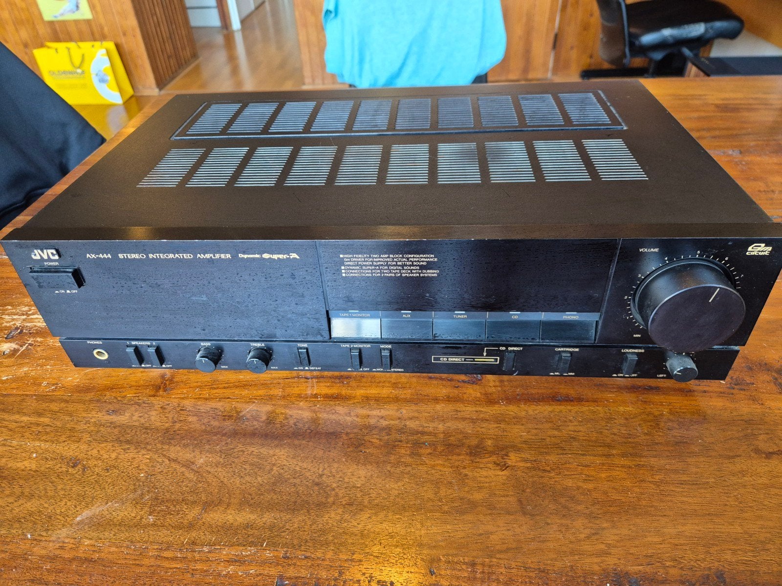 JVC AX-444 Versterker met wat werk, Audio, Tv en Foto, Ophalen, JVC, Niet werkend, 120 watt of meer