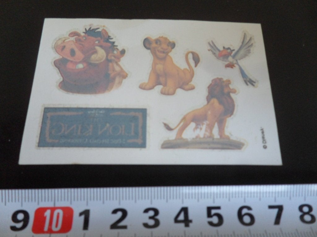 sticker set LION KING, Ophalen of Verzenden, Zo goed als nieuw