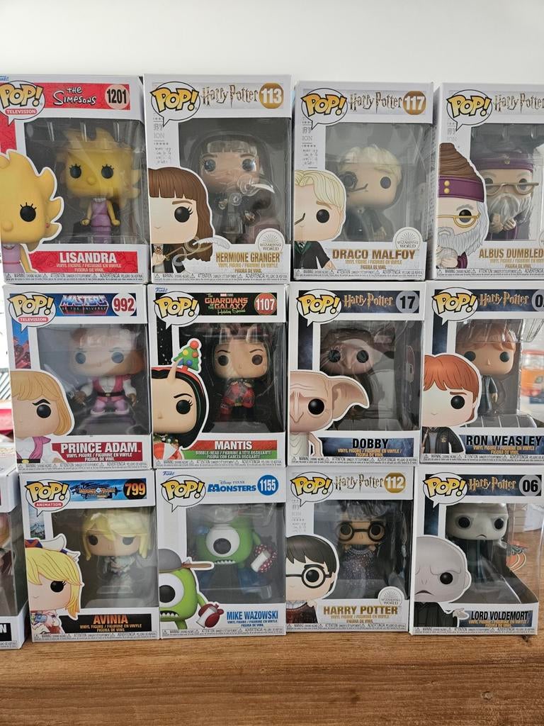 Diverse Funko Pop! Figuren - Harry Potter, Disney, Simpsons, Ophalen of Verzenden, Gebruikt