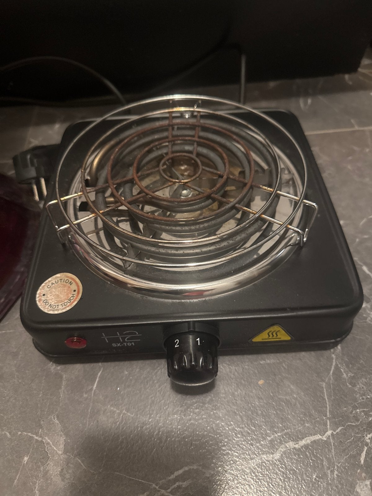 Amy Deluxe waterpijp met elektrische kolenbrander en Smaak, Ophalen of Verzenden, Gebruikt, (Water)pijp
