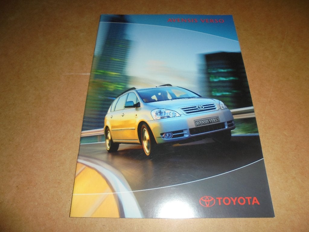 brochure Toyota Avensis Verso  2002, Ophalen of Verzenden, Nieuw, Toyota