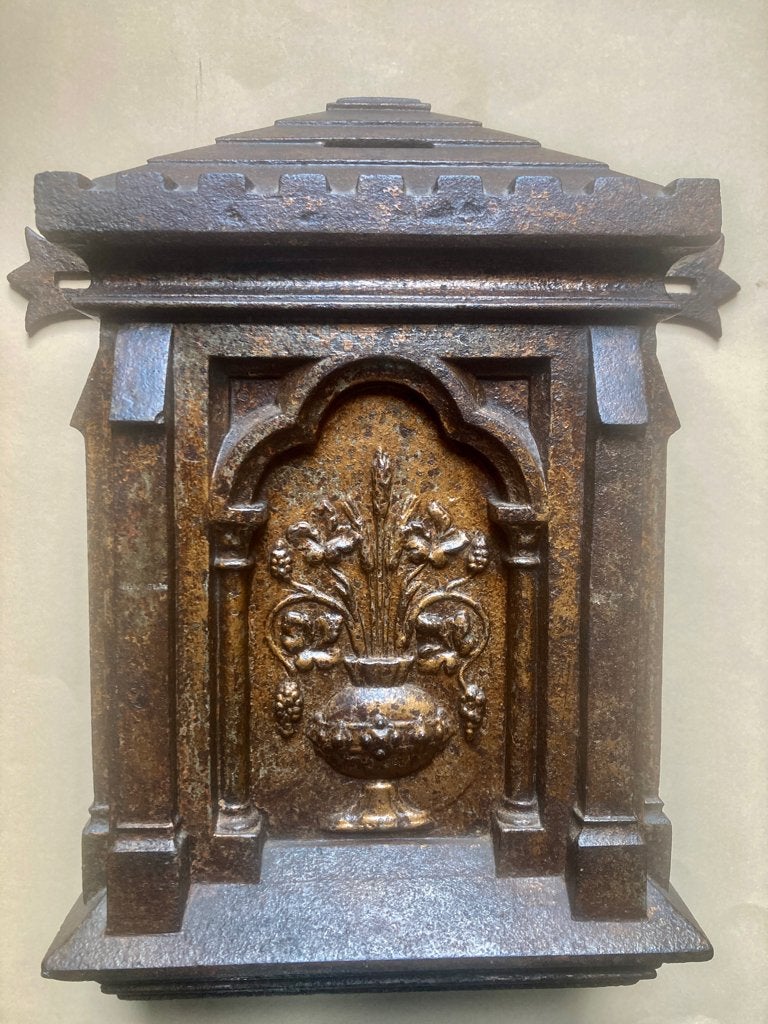 19th. eeuws gietijzeren Offerblok, Antiek en Kunst, Ophalen of Verzenden