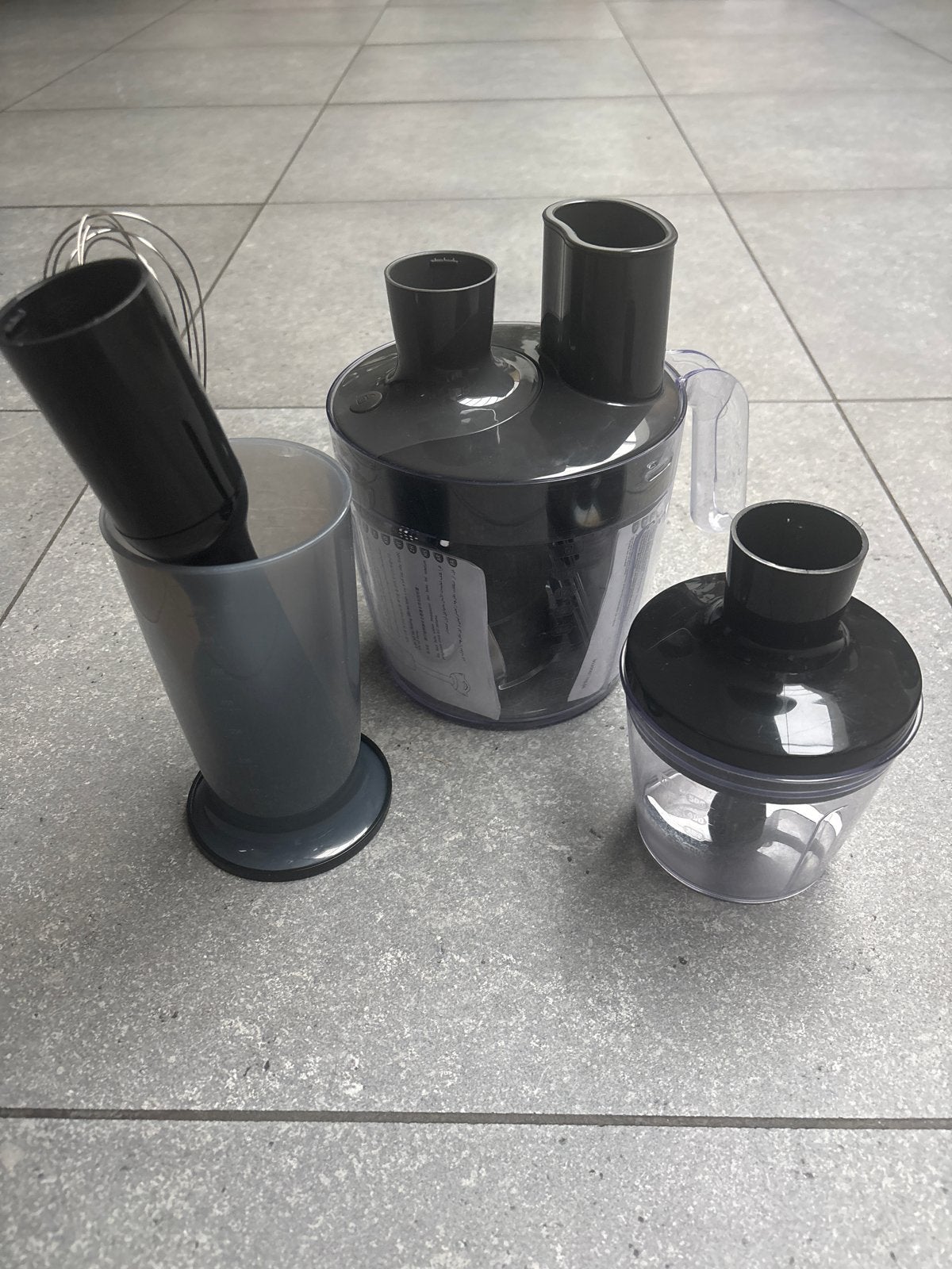 Tefal Staafmixer Hulpstukken, Witgoed en Apparatuur, Minder dan 1 liter, Ophalen, Gebruikt, Vaatwasserbestendig