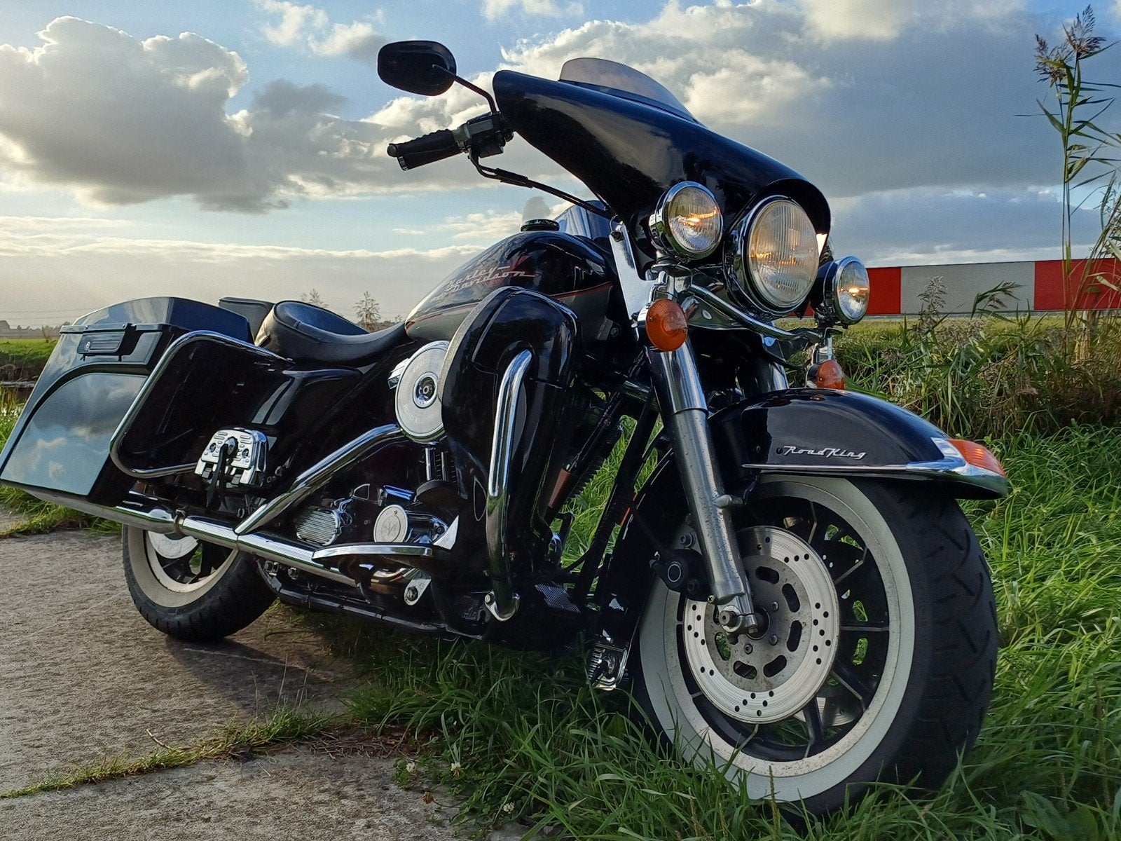 Road King Evo 16500 mijl !, 2 cilinders, 1340 cc, Motorrijbewijs A, Gebruikt