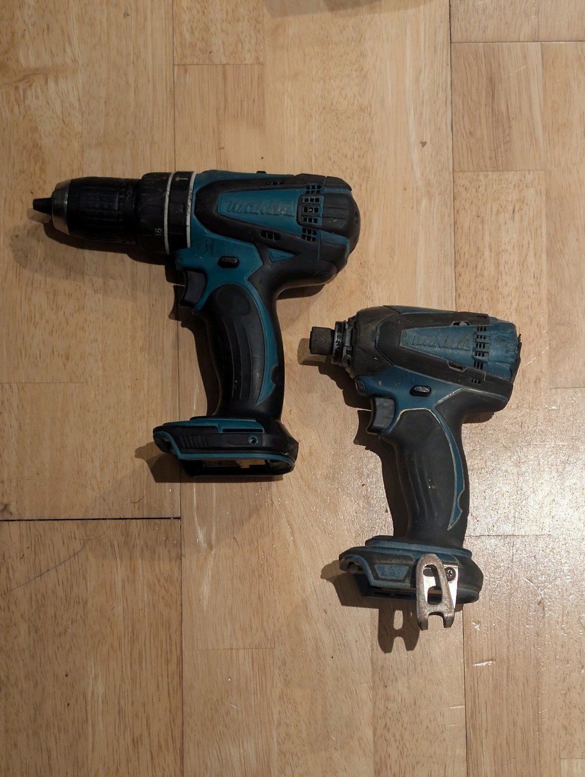 Makita DHP456 + DTD146 18V Accuboormachine & Slagschroevendr, Ophalen of Verzenden, Gebruikt, Boor- en Schroefmachine