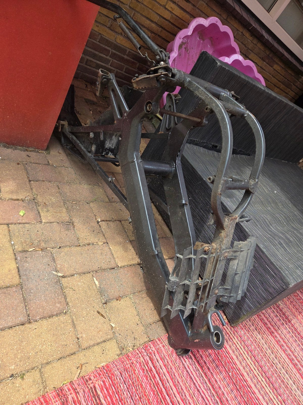 Derbi DRD frame zonder kenteken, Fietsen en Brommers, Brommers | Derbi, Gebruikt, Ophalen