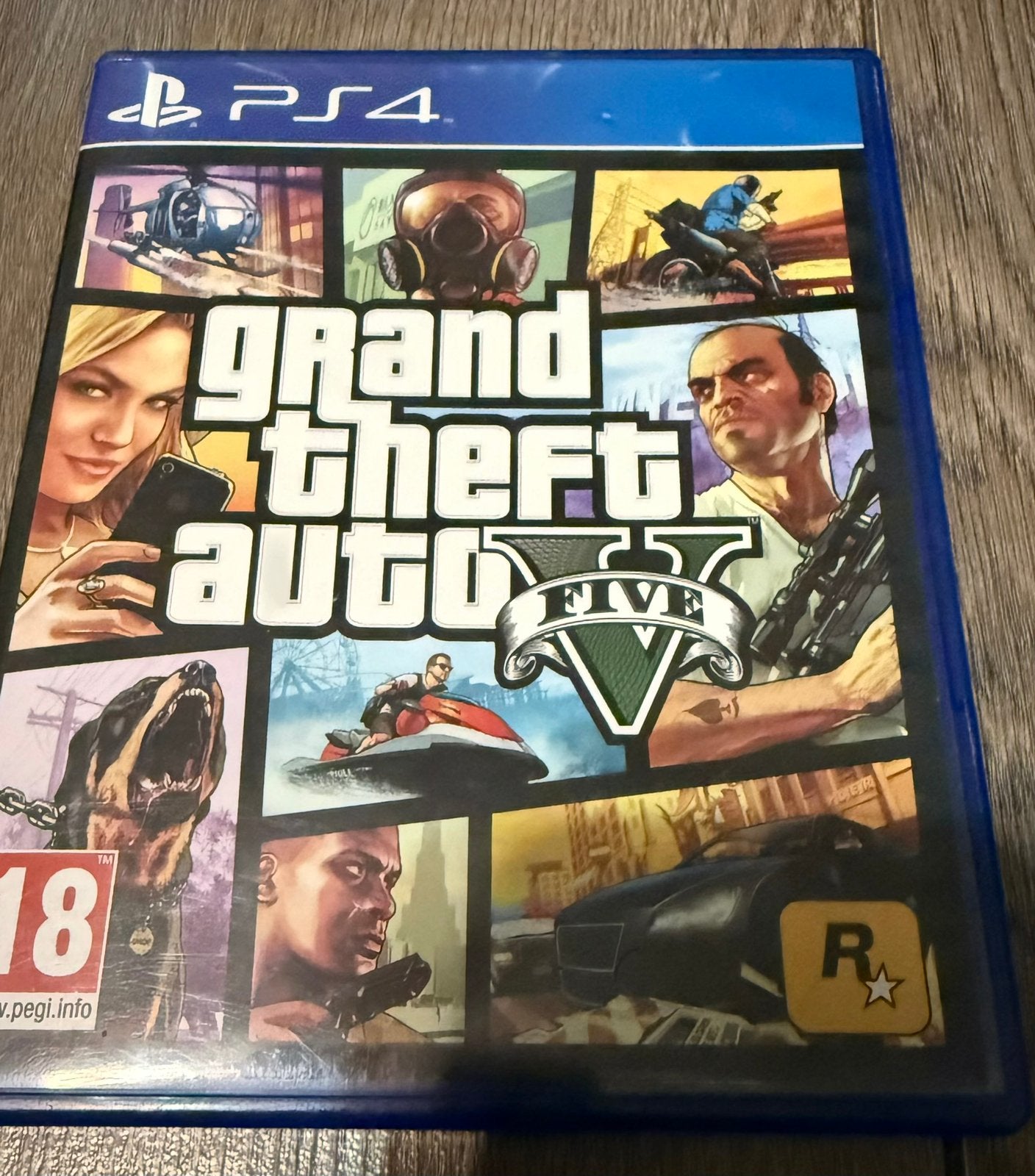 Gta 5 voor de ps4, Ophalen, Gebruikt