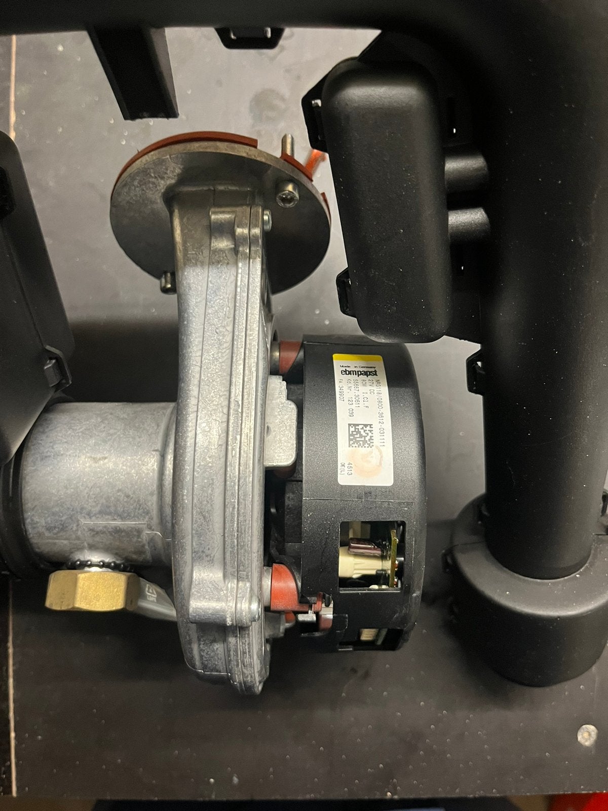 Ventilator en gasbook remeha calenta 40c, Doe-het-zelf en Verbouw, Verwarming en Radiatoren, Ophalen, Zo goed als nieuw